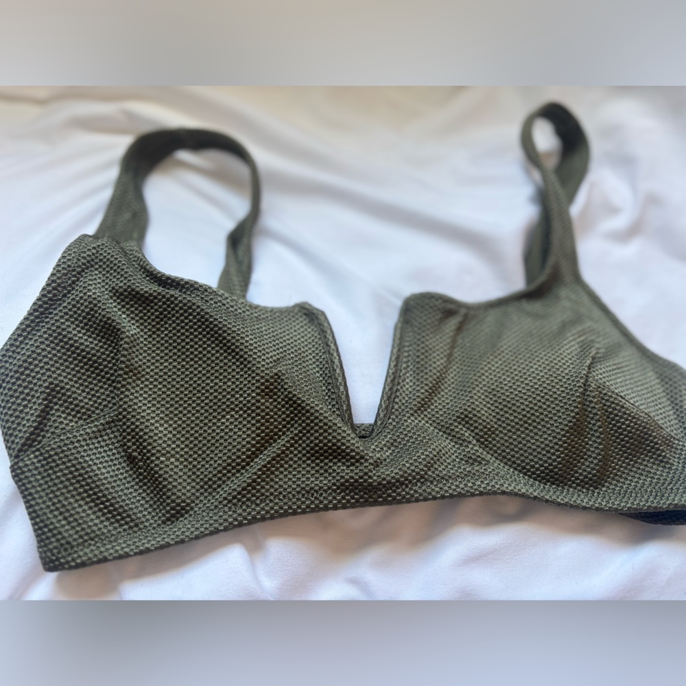 Aerie Deep Green Bikini Set - Picture 4 of 11